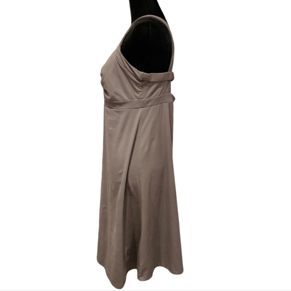 Patagonia Womens  Sz Large Gray A-Line Midi Dress Sleeveless  *** - Picture 2 of 4